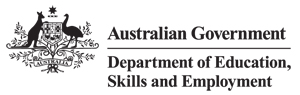 DESE-Australia Department of Education, Skills and Employment Australia logo