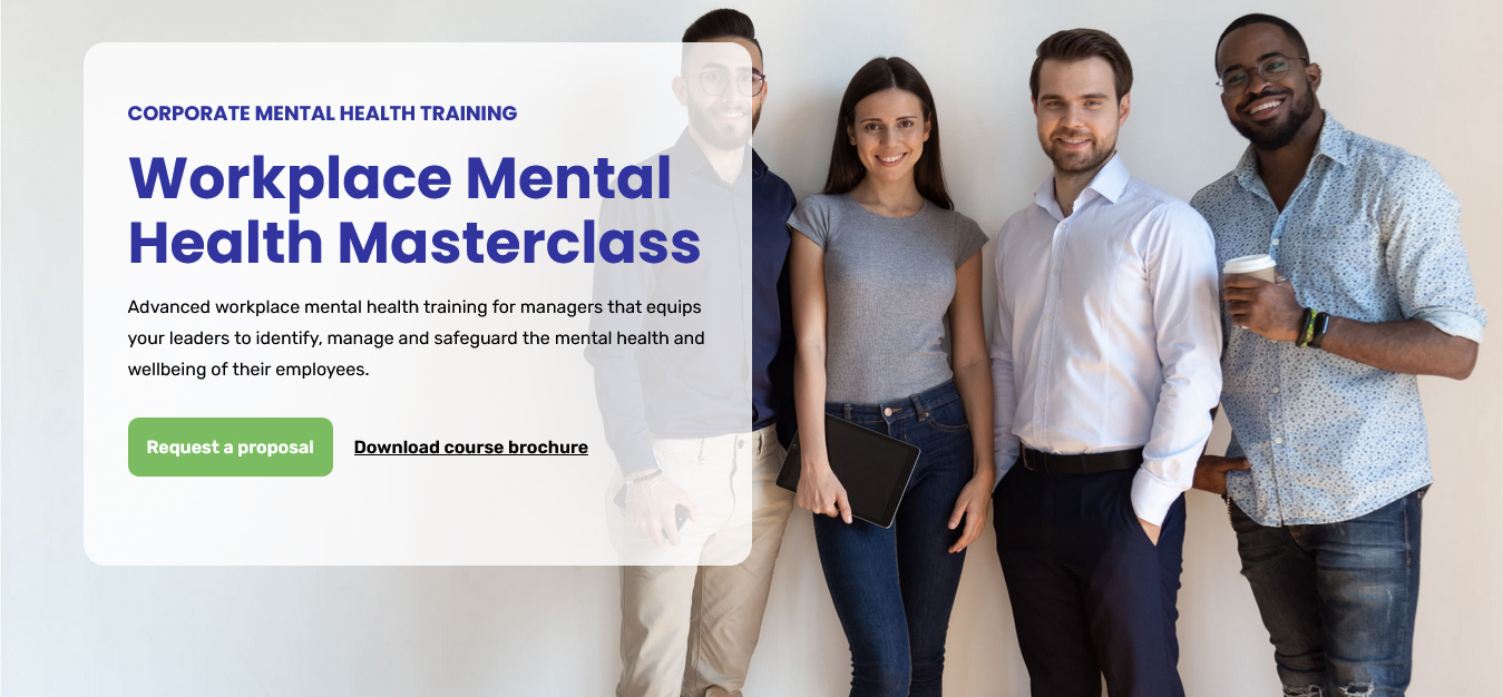 Corporate Mental Health Training For Managers | WMHI
