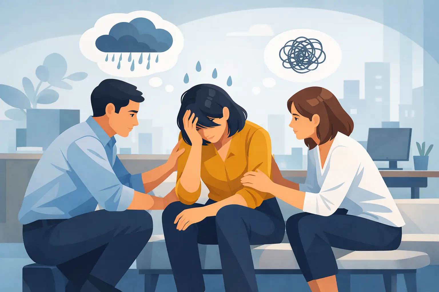 How to Support Distressed Employees Well