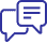 blue chat icon blue chat icon